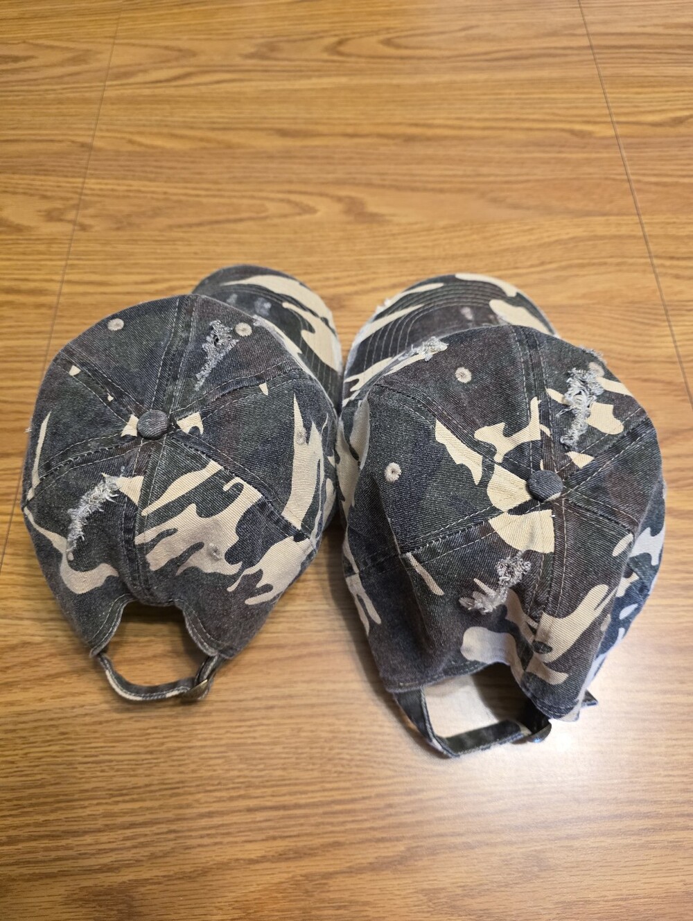Two Lucky & Blessed Camouflage Hunting Hats - Picture 2 of 6